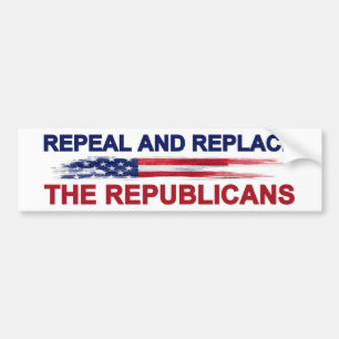 De Republikeinen intrekken en vervangen Bumpersticker