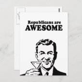 DE REPUBLIKEINEN ZIJN GEWELDIGE BRIEFKAART (Voorkant / Achterkant)