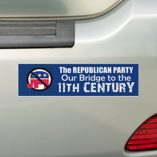 de republikeinse partij bumpersticker (Op auto)