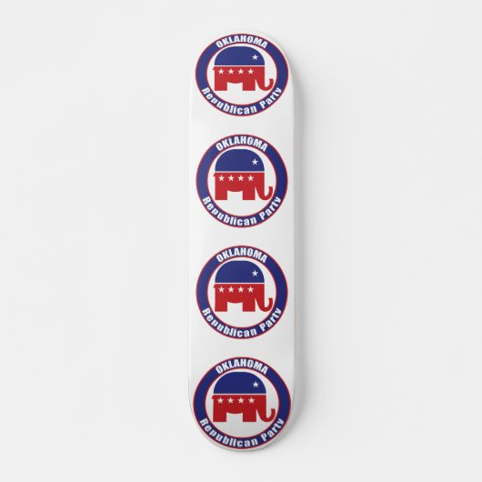 De Republikeinse Partij van Oklahoma Persoonlijk Skateboard (Voorkant)