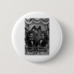 De Republikeinse vlag voor 1860 - 1860 Ronde Button 5,7 Cm