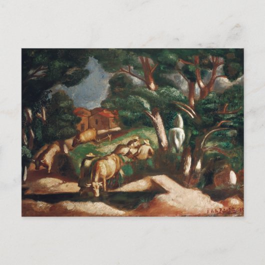 De rest in het land, 1925 briefkaart (Voorkant)
