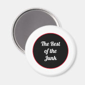 De rest van de brok magneet (Voorkant / Achterkant)