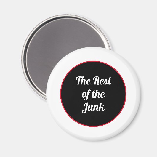 De rest van de brok magneet (Voorkant / Achterkant)