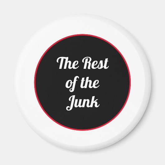 De rest van de brok magneet (Voorkant)