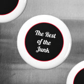 De rest van de brok magneet