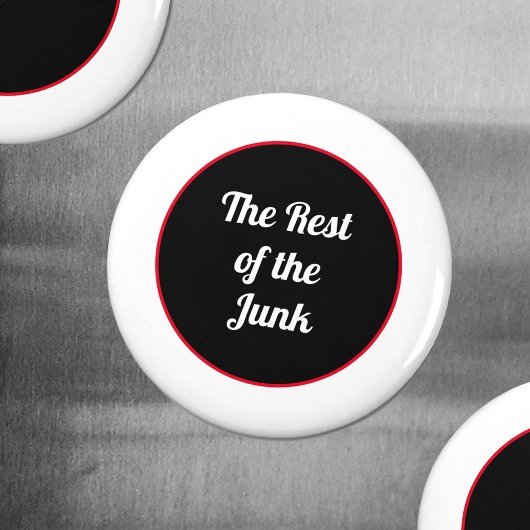 De rest van de brok magneet