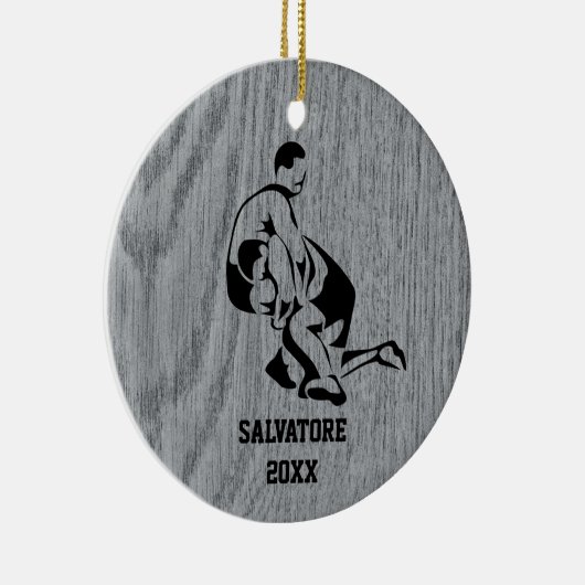 De rest van de kerstmis keramisch ornament (Rechts)