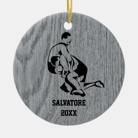 De rest van de kerstmis keramisch ornament (Voorkant)