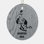 De rest van de kerstmis keramisch ornament (Links)