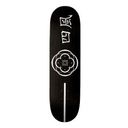 De rest van de vier winden samurai persoonlijk skateboard