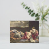 De rest van de vlucht naar Egypte, 1628 Briefkaart (Staand voorkant)