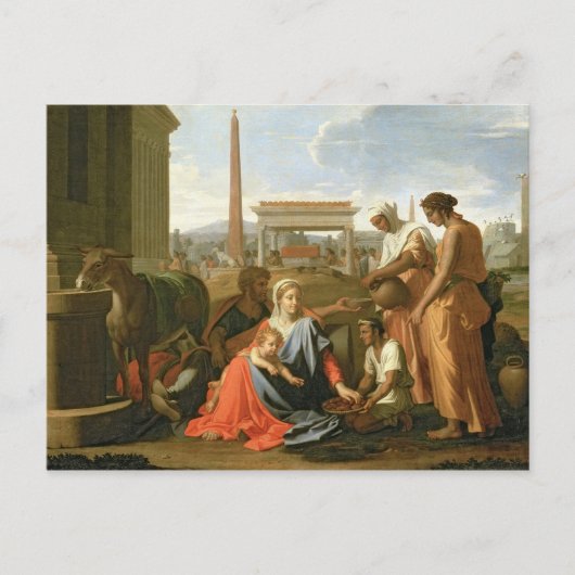 De rest van de vlucht naar Egypte Briefkaart (Voorkant)