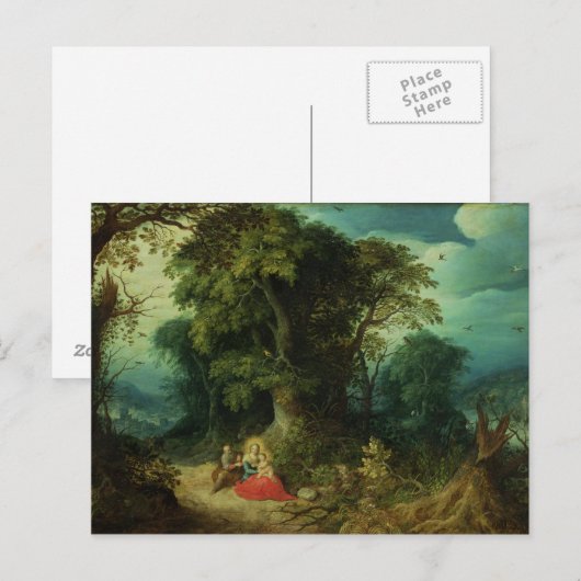 De rest van de vlucht naar Egypte Briefkaart (Voorkant / Achterkant)