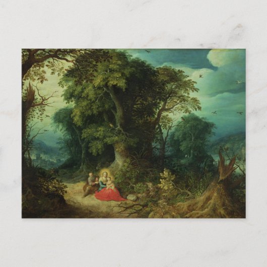 De rest van de vlucht naar Egypte Briefkaart (Voorkant)