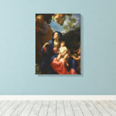 De rest van de vlucht naar Egypte Canvas Afdruk (Insitu (Houten vloer))