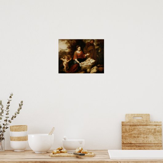 De rest van de vlucht naar Egypte Poster (Keuken)