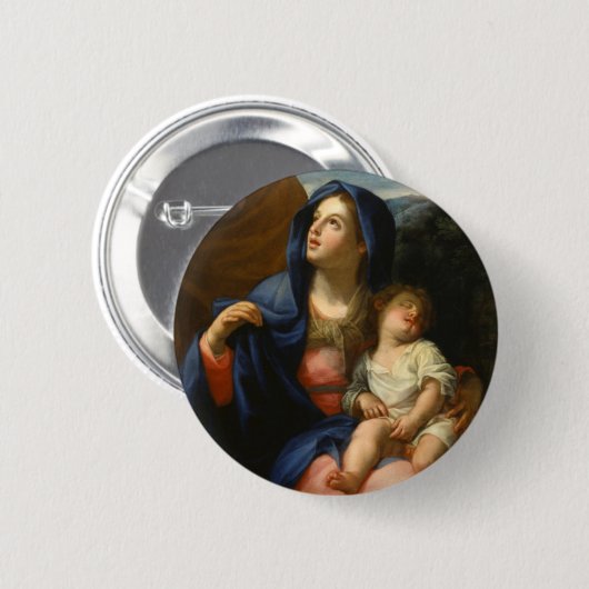 De rest van de vlucht naar Egypte Ronde Button 5,7 Cm (Voorkant /achterkant)