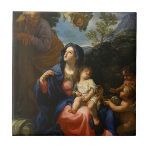 De rest van de vlucht naar Egypte Tegeltje