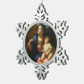 De rest van de vlucht naar Egypte Tin Sneeuwvlok Ornament (Rechts)