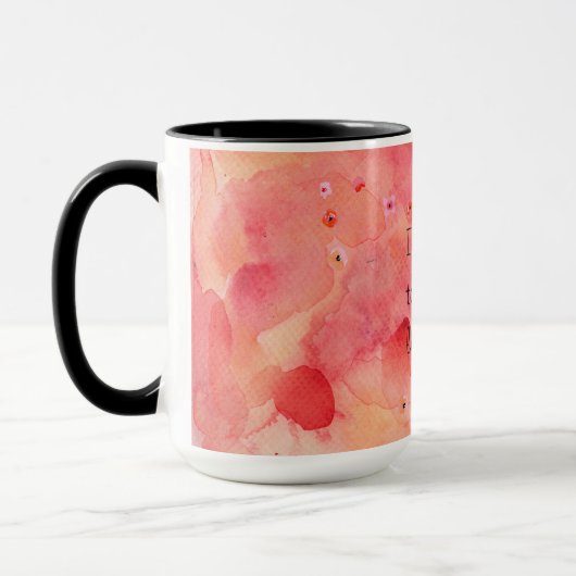 De rest van mijn leven lachen 15 oz Ringer Mok (Links)