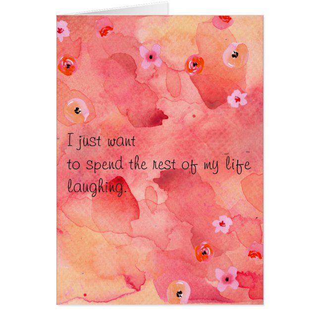 De rest van mijn leven lachen, enveloppen inbegrep (Voorkant)