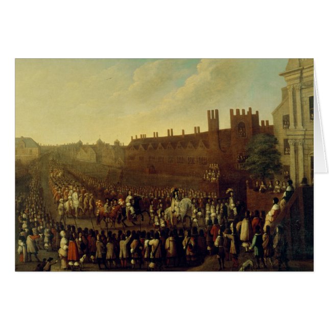 De restauratie van Charles II in Whitehall (Voorkant Horizontaal)