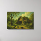 De Restauratie: Zomerbloei op de Grens Canvas Afdruk (Voorkant)