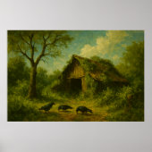De Restauratie: Zomerbloei op de Grens Poster (Voorkant)