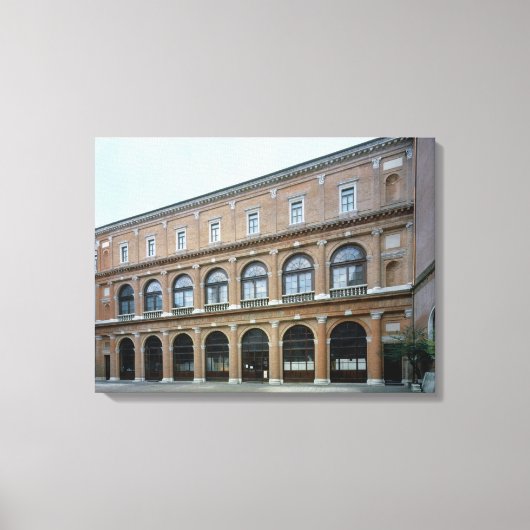 De resterende vleugel van een klooster, nu de Acad Canvas Afdruk (Voorkant)