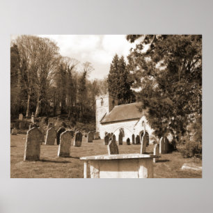 De Resting Place Churchyard Scotland Poster