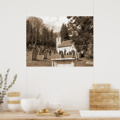 De Resting Place Churchyard Scotland Poster (Keuken)