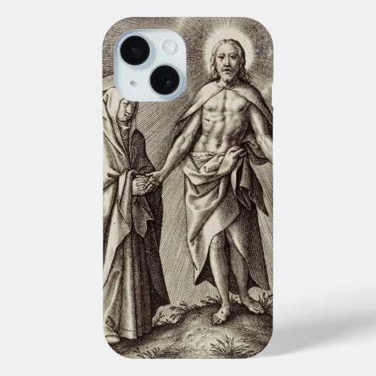 De Retreen Christus staat op een heuvel  Case-Mate iPhone Case (Achterkant)