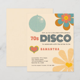 De Retro 70s Disco Bachelorette Partij van de begr