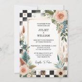 De Retro Boho Studio Creatieve Geïllustreerde Brui Kaart (Voorkant)