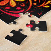 De Retro Engel Posters voor Volwassenen Legpuzzel (Zijkant)