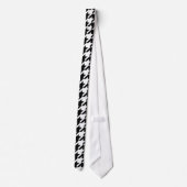 DE RETRO HOUNDSTOTH NECKTIE STROPDAS (Achterkant)