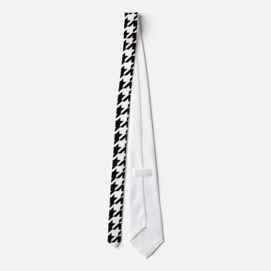 DE RETRO HOUNDSTOTH NECKTIE STROPDAS (Achterkant)