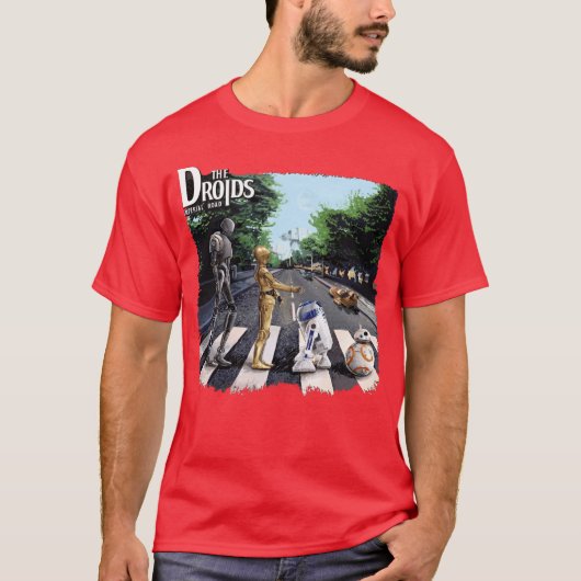 DE RETRO IMPERIALE DROIDWEG T-SHIRT (Voorkant)