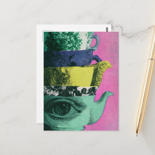 De Retro Kettelinventaris Briefkaart (Voorkant / Achterkant in situ)