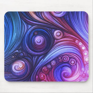 De Retro Paarse Paisley Laptop, Desktop Computer Muismat