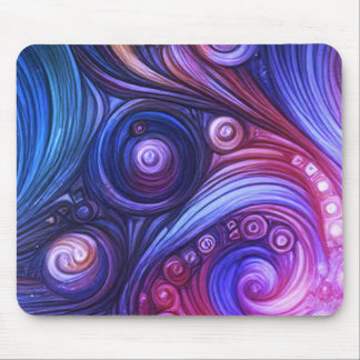 De Retro Paarse Paisley Laptop, Desktop Computer Muismat