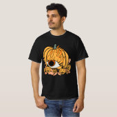 De Retro pompoen ontstoken oog T-shirt (Voorkant volledig)