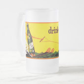 De Retro van de mok 1950 Adverteren Ski Soda TN No (Voorkant links)