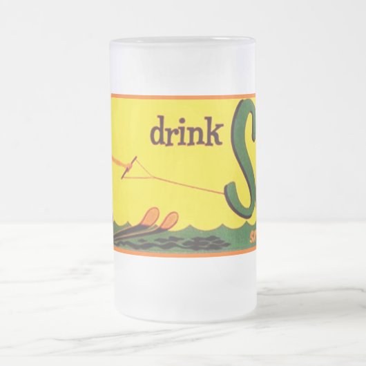 De Retro van de mok 1950 Adverteren Ski Soda TN No (Center)