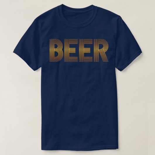 De  Retroblik van de Bier T-shirt (Design voorkant)