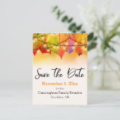 De Reünie van de familie bewaart de Datum de hoogt Aankondigingskaart (Staand voorkant)