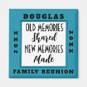 De Reunion Souvenir van de familie kiest een Magne Magneet (Voorkant)