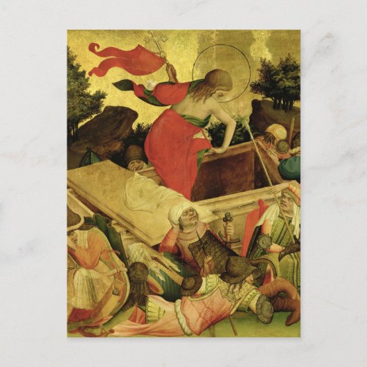 De reurrectie, panel van St. Thomas Altar Briefkaart (Voorkant)