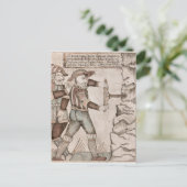 De reus Baugi, overtuigd door Odin Briefkaart (Staand voorkant)